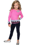 Adorable Pink Dressy Top - Girls - Pineapple Clothing