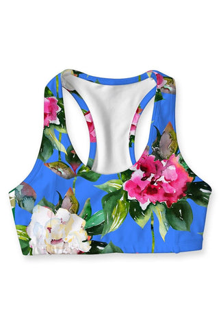 Aquarelle Stella Seamless Racerback Sport Bra - Women - Pineapple Clothing