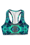 Awakening Stella Designer Seamless Racerback Sport Yoga Bra - Women