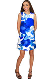 Blue Blood Adele Floral Catchy Summer Shift Dress - Women - Pineapple Clothing