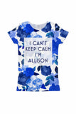 Blue Blood Customized NAME Zoe T-Shirt - Girls - Pineapple Clothing