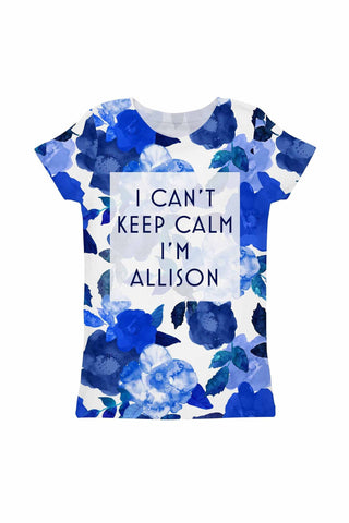 Blue Blood Customized NAME Zoe T-Shirt - Girls - Pineapple Clothing