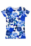 Blue Blood Zoe Floral Print Designer T-Shirt - Women - Pineapple Clothing