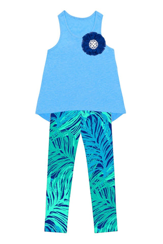 Blue Tropical Dream Donna Set - Girls - Pineapple Clothing