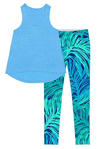 Blue Tropical Dream Donna Set - Women - Pineapple Clothing