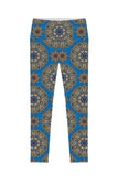 Boho Chic Lucy Blue Printed Performance Leggings - Women - Pineapple Clothing