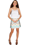 Chevron Please Aria A-Line Skirt - Women - Pineapple Clothing