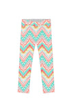 Chevron Please Lucy Cute Printed Leggings - Girls - Pineapple Clothing