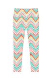 Chevron Please Lucy Printed Performance Leggings - Women - Pineapple Clothing