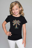 Colorful Palm Tee - Girls - Pineapple Clothing