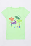 Colorful Palms Tee - Girls - Pineapple Clothing