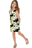 Date Night Adele Elegant Floral Party Shift Dress - Girls - Pineapple Clothing