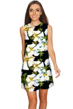 Date Night Adele Floral Print Party Chic Shift Dress - Women - Pineapple Clothing