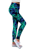 Electric Jungle Lucy Printed Performance Leggings - Women - Pineapple Clothing