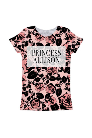 Flirty Girl Customized NAME Zoe T-Shirt - Girls - Pineapple Clothing