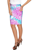 Floral Bliss Carol Knee Length Catchy Pencil Skirt - Women - Pineapple Clothing