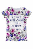 Floral Touch Customized NAME Zoe T-Shirt - Women - Pineapple Clothing