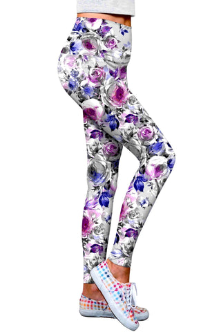 Floral Touch Lucy Printed Performance Leggings - Women - Pineapple Clothing