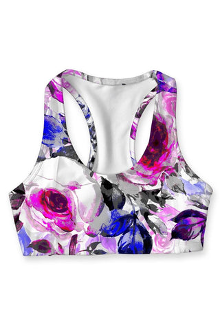 Floral Touch Stella Seamless Racerback Sport Bra - Women - Pineapple Clothing