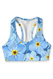 Forget-Me-Not Stella Seamless Racerback Sport Bra - Women - Pineapple Clothing