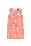 Dusty Pink Lace Sleeveless Spring Summer Party Shift Mommy & Me Dress