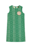 Green Crochet Lace Trendy Party Day Chic Mother Daughter Shift Dress - Pineapple Clothing