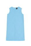 Baby Blue Stretchy Lace Sleeveless Fancy Party Mother Daughter Dress - Pineapple Clothing