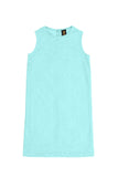 Mint Blue Stretchy Lace Sleeveless Shift Mommy and Me Dress Plus Size
