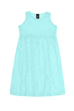 Mint Blue Stretchy Lace Empire Waist Spring Day Mommy and Me Dress - Pineapple Clothing