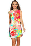 Good Idea Adele Floral Print Summer Shift Dress - Women - Pineapple Clothing