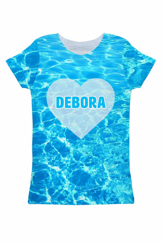 Harmony Song Customized NAME Zoe Blue T-Shirt - Women - Pineapple Clothing