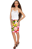 Havana Flash Carol Bright Summer Knit Pencil Skirt - Women - Pineapple Clothing