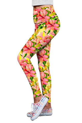 Havana Flash Lucy Floral Print Performance Legging - Women - Pineapple Clothing