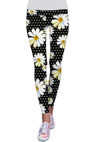 He Loves Me Lucy Floral Print Performance Legging - Women - Pineapple Clothing