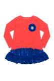 High-Low Ruffle Dressy Tunic Top - Girls - Pineapple Clothing