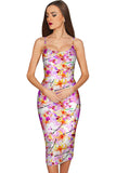 In Love Olivia Pink Bodycon Party Floral Dress - Women - Pineapple Clothing