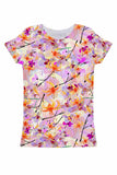 In Love Zoe Pink Floral Print Cute Designer T-Shirt - Women - Pineapple Clothing