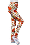 In The Wheat Field Lucy Floral Performance Legging - Women - Pineapple Clothing