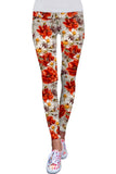 In The Wheat Field Lucy Floral Performance Legging - Women - Pineapple Clothing