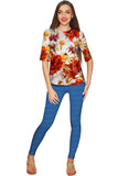 In the Wheat Field Sophia Floral Elegant Dressy Top - Women - Pineapple Clothing