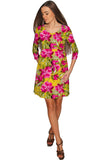 Indian Summer Gloria Fit & Flare Floral Dress - Women - Pineapple Clothing