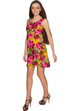 Indian Summer Sanibel Pink & Yellow Floral Print Dress - Women - Pineapple Clothing