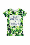 Island Life Customized NAME Zoe T-Shirt - Girls - Pineapple Clothing