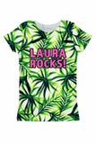 Island Life Customized NAME Zoe T-Shirt - Women - Pineapple Clothing