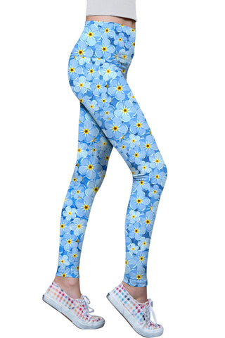 Little Forget-Me-Not Lucy Performance Leggings - Women - Pineapple Clothing