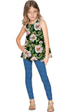 Little Queen of Flowers Emily Sleeveless Party Top - Mommy & Me - Pineapple Clothing