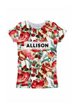Love Song Customized NAME Zoe T-Shirt - Girls - Pineapple Clothing
