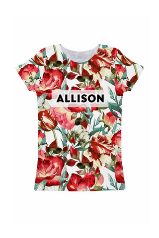 Love Song Customized NAME Zoe T-Shirt - Girls - Pineapple Clothing