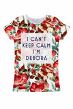 Love Song Customized NAME Zoe T-Shirt - Women - Pineapple Clothing