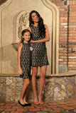 Black Lace Sleeveless Must-Have Chic Party Shift Mommy and Me Dresses - Pineapple Clothing
